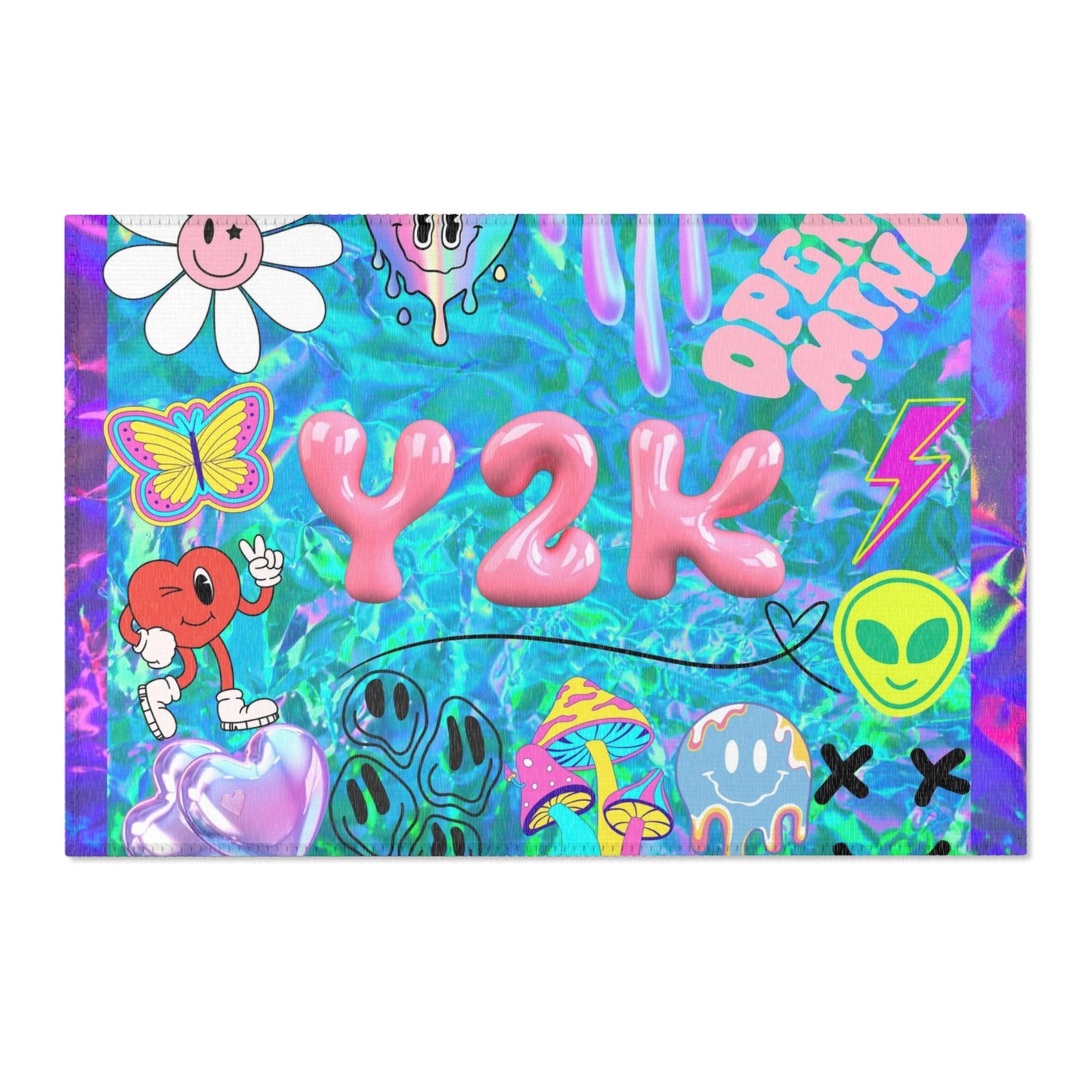 Y2K Era Vault Area Rug