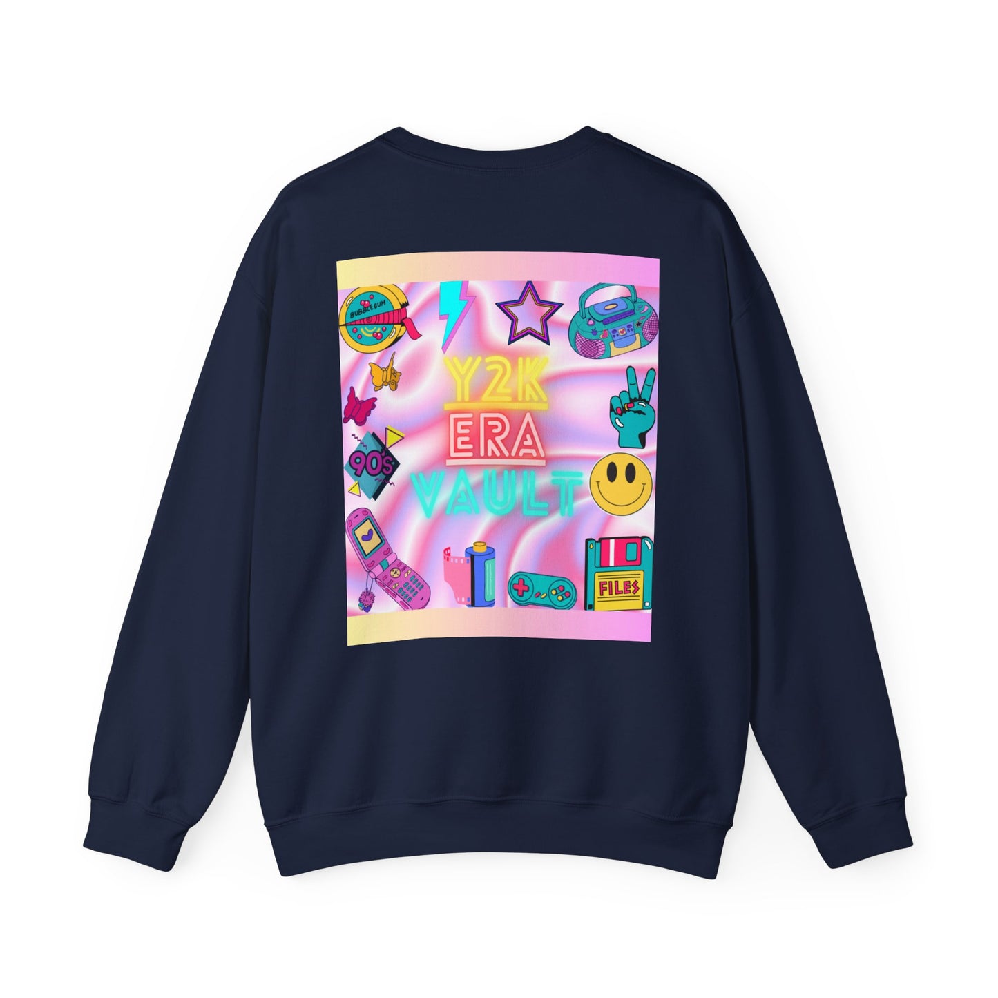 Y2KeraVault Millenium Vibes Logo Crewneck Sweatshirt