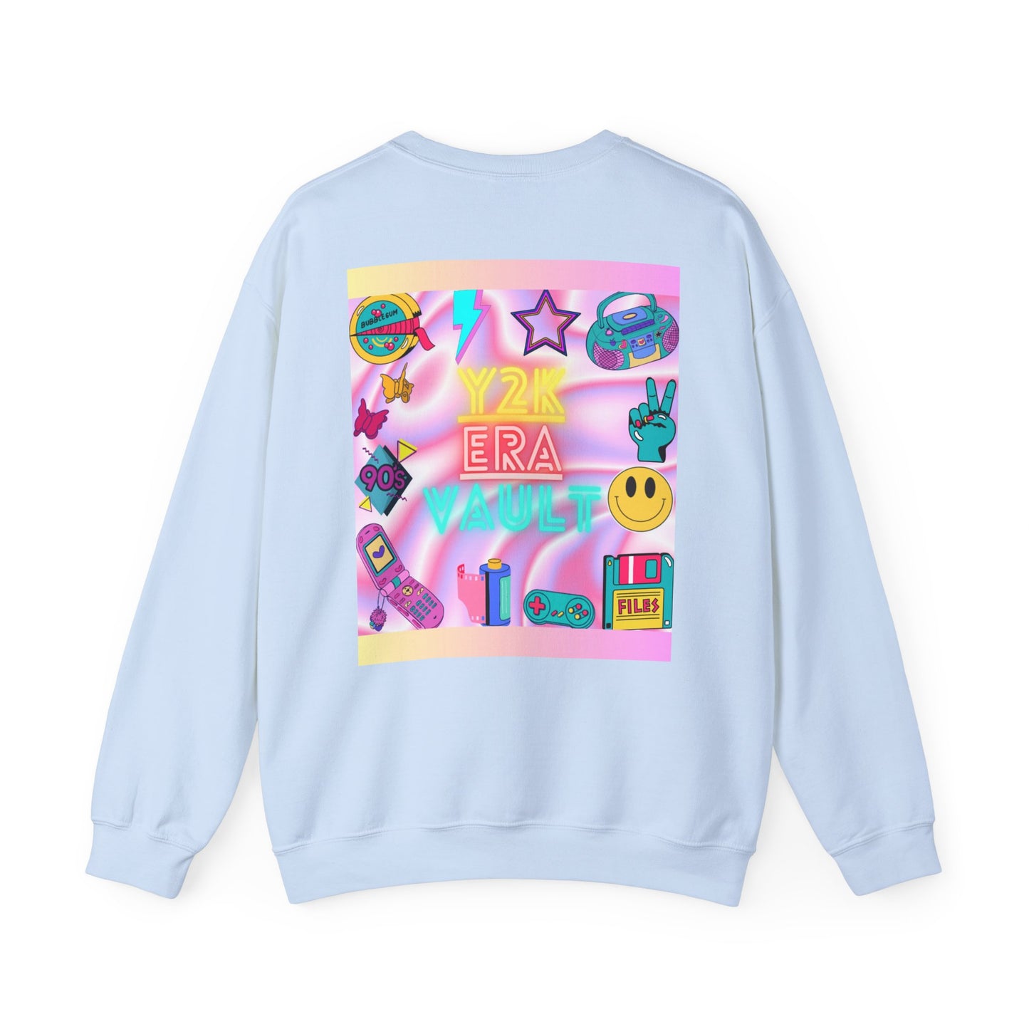 Y2KeraVault Millenium Vibes Logo Crewneck Sweatshirt