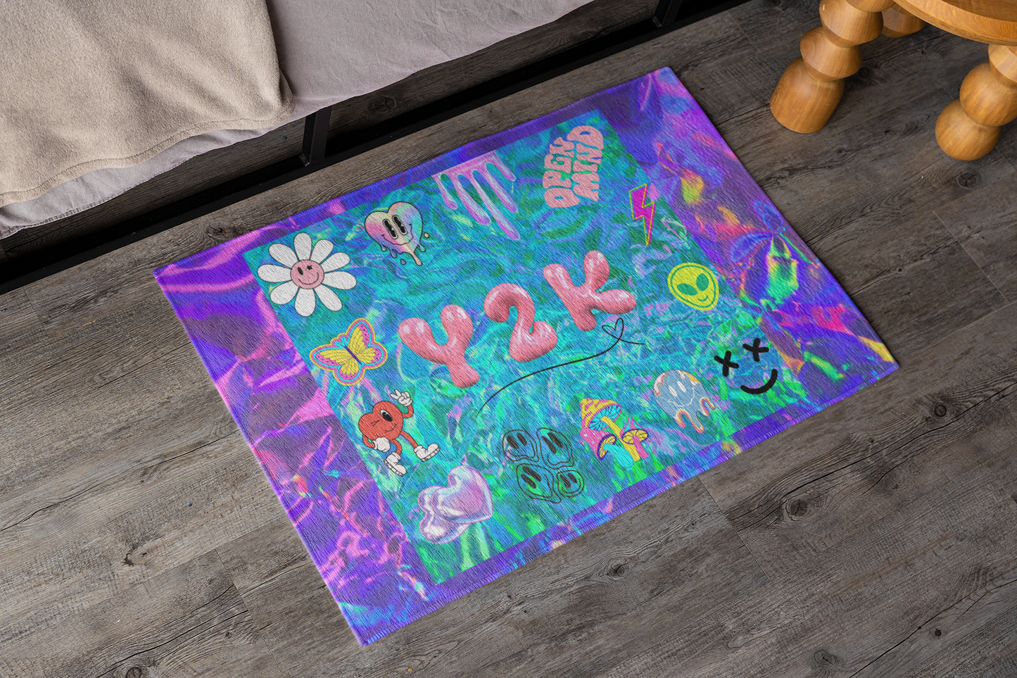 Y2K Era Vault Area Rug