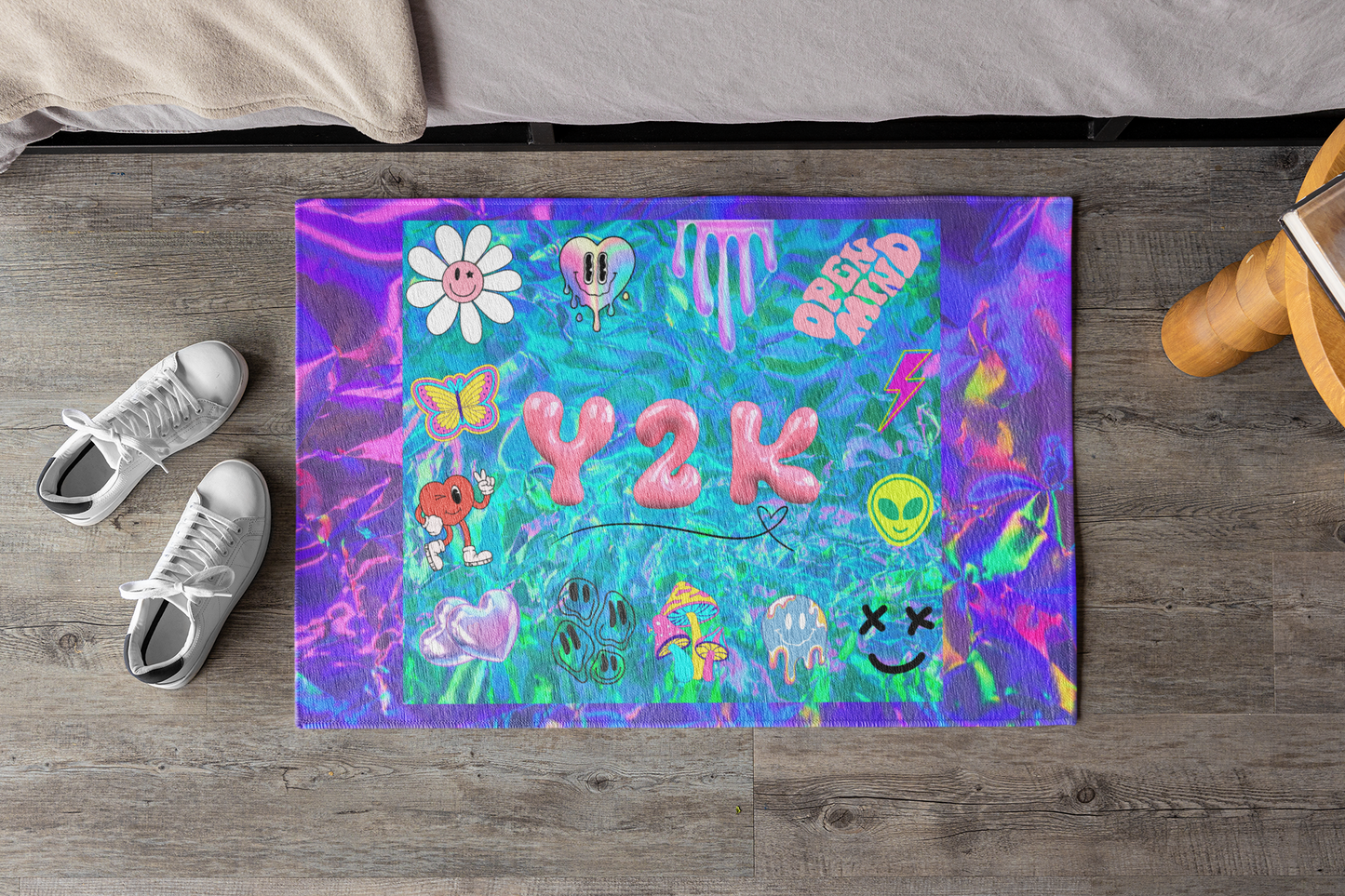 Y2K Era Vault Area Rug