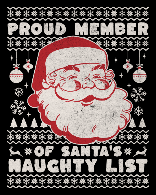 Proud Member of Santa's Naughty List Crewneck Sweatshirt